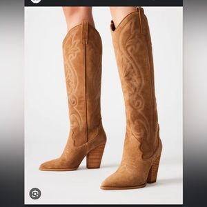 Suede Lasso Boots